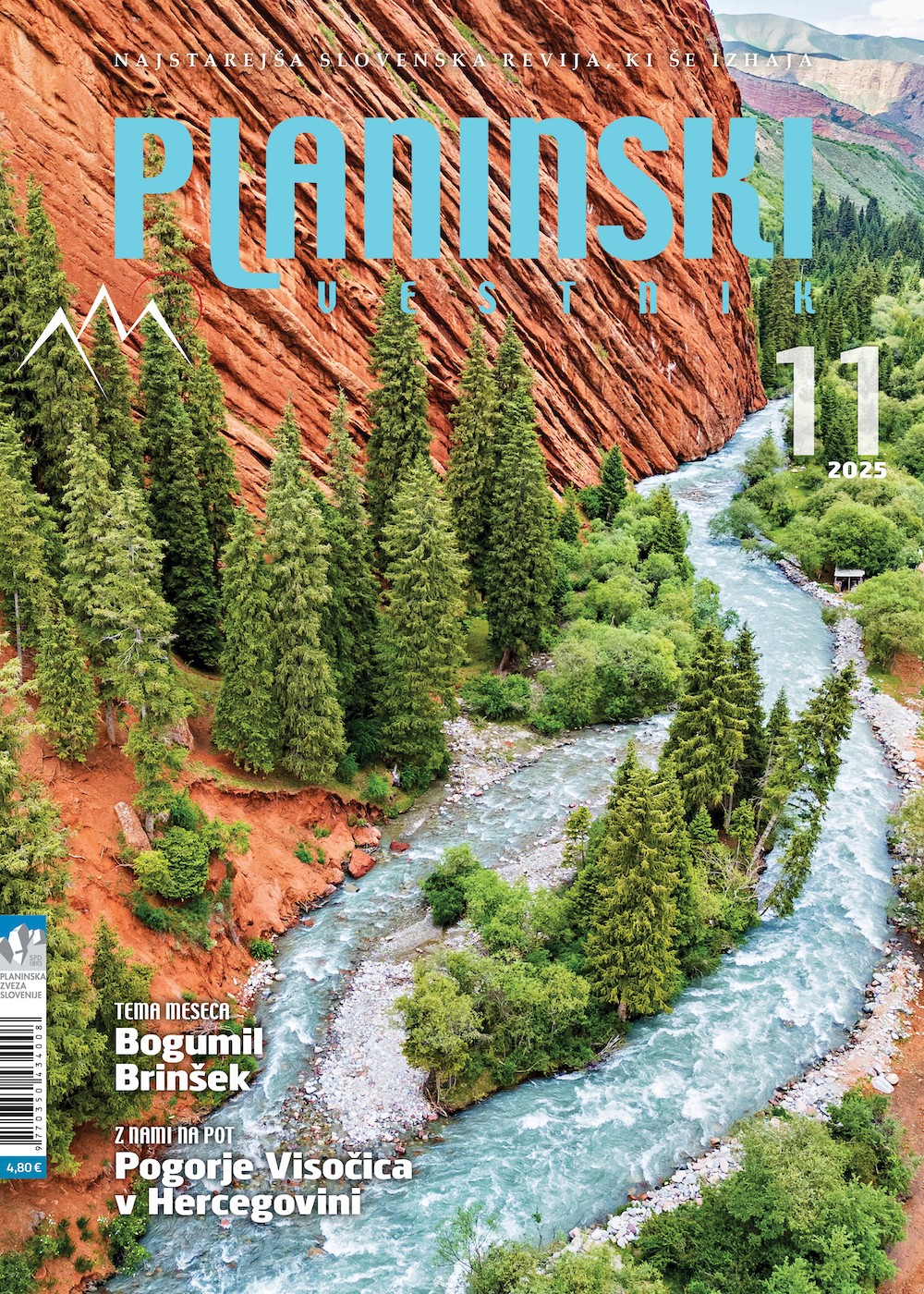 Novembrski Planinski vestnik o Brinšku in Visočici