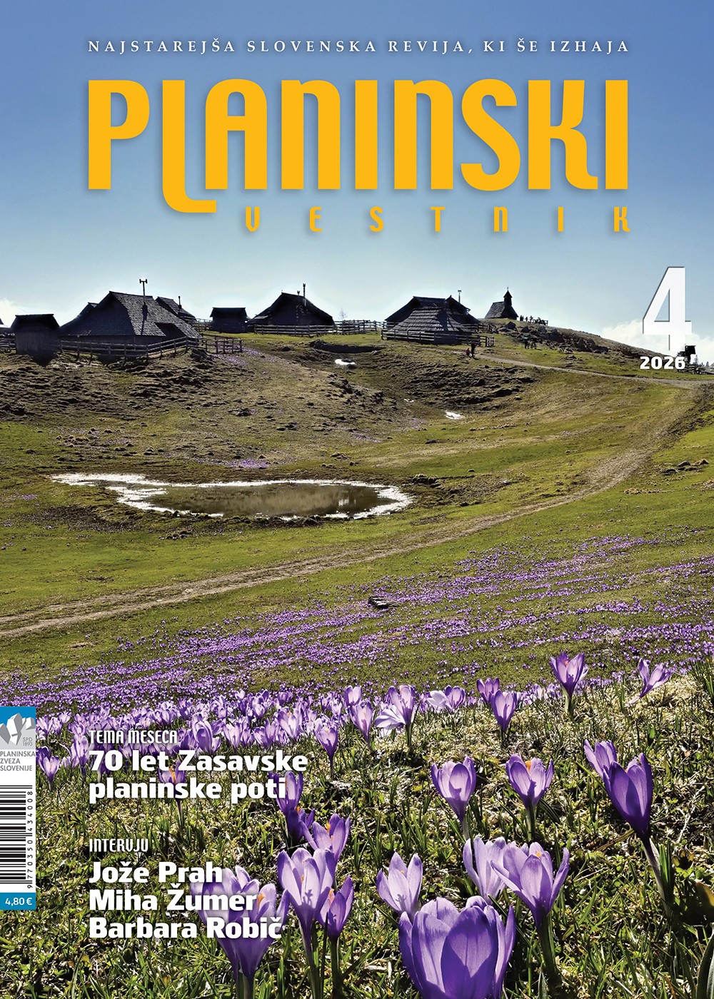 Aprilski Vestnik praznuje 70 let Zasavske planinske poti